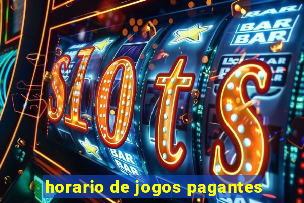 horario de jogos pagantes